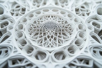 Self-replicating geometric patterns with intricate details