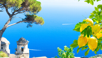 Wall Mural - Ravello village, Amalfi coast of Italy