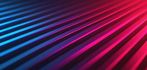 Wall Mural - a vibrant, abstract background featuring alternating blue and pink stripes, creating a dynamic and v