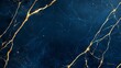 © Udin - Elegant dark blue marble texture with golden veining, ideal for backgrounds and design projects