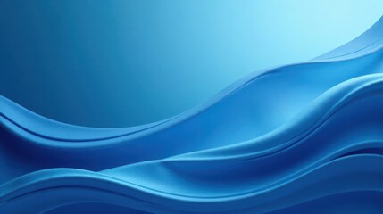 Poster - Abstract Blue Undulating Surface A Serene and Textured Background for Design Projects