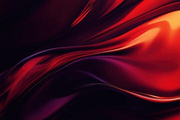 Dynamic Red and Purple Abstract Flowing Design