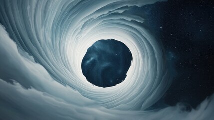 Wall Mural - dynamic energetic spirals and bursts conveying a cosmic rush through a celestial vortex environment