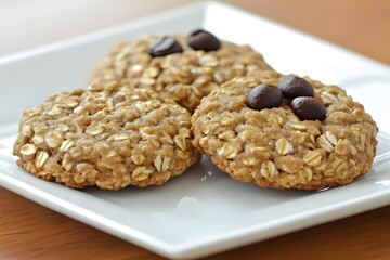 Delicious Oatmeal Cookies with Coffee Beans