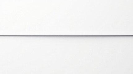 Poster - A Clean Minimalist Background Featuring a Subtle Horizontal Line Dividing Two Sections of Blank White Paper, Ideal for Simple Designs and Presentations