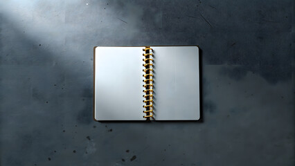 Wall Mural - blank notepad isolated, mockup design