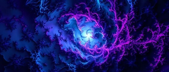 Wall Mural - Vortex of Infinity - Abstract Galaxy Swirl