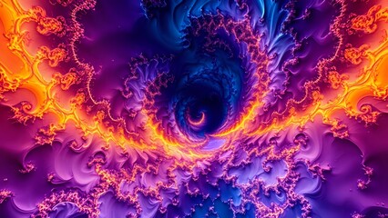 Wall Mural - Cosmic Vortex: A Spiral Galaxy Odyssey
