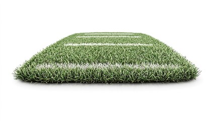 Football field turf close-up sports event green grass outdoor environment ground level view sports concept