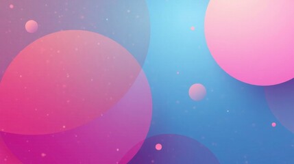 Aufkleber - Abstract Pastel Circles and Glimmering Dust A Dreamy Digital Background Design