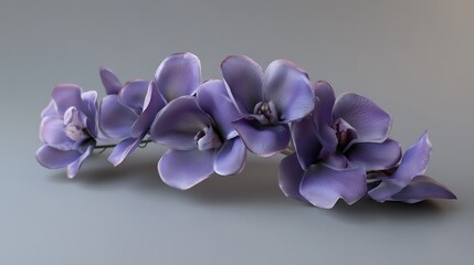 Wall Mural - Serene Lavender Orchid Arrangement: A Still Life of Elegance and Tranquility