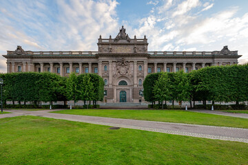 Canvas Print - Swedish Parliament - Stockholm, Sweden