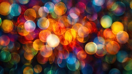 Wall Mural - bright artistic blurs on digital canvas background