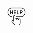 © John - help request icon sign vector