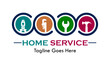 © Deni - Home service or home repair logo template illustration