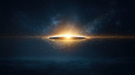 Wall Mural - Cosmic Light Emerging from a Galactic Void