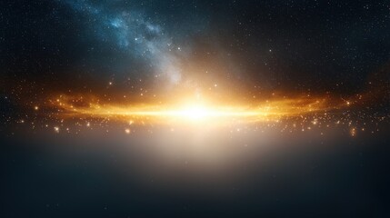 Wall Mural - Stunning Cosmic Explosion in Deep Space Background