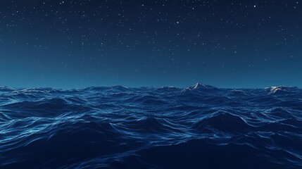 Wall Mural - a vast ocean with a dark blue color