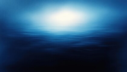 Aufkleber - Calm Blue Gradients with Soft Light and Textured Flow
