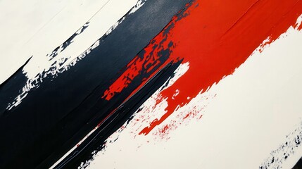 Wall Mural - dynamic brush patterns on canvas with natural light