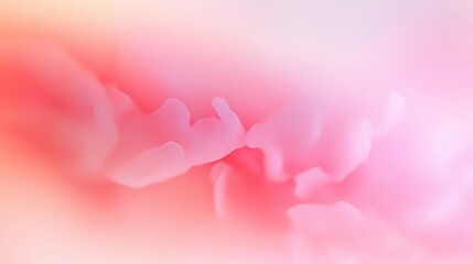 Poster - Pink Pastel Gradient Background with Soft Abstract Blur Pattern and Gentle Lighting