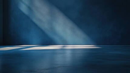 Aufkleber - Modern Minimalistic Studio with Product Presentation Podium and Concrete Floor