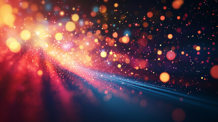 Wall Mural - vibrant abstract background with colorful sparkling lights