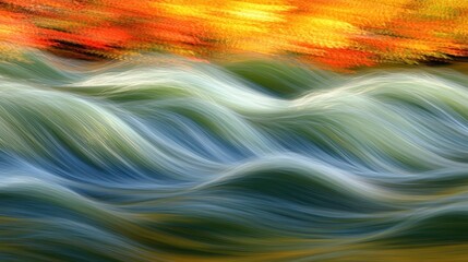 Wall Mural - vibrant flowing patterns with bold bright colors