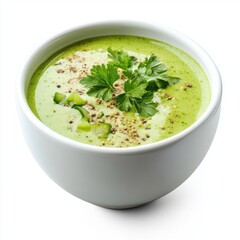 Wall Mural - creamy green soup