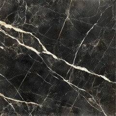 Poster - Stunning Black Marble Texture with Intricate Patterns and Veins for Elegant Decor and Design