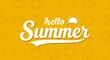 © mamo studios - Hello Summer lettering background