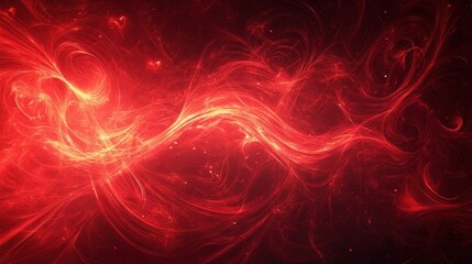 Wall Mural - Create a stunning red background with swirling patterns of light that mimic the motion of love.