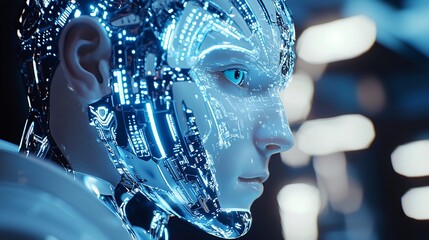 Concept of Artificial Intelligence (AI) and Futuristic Technology