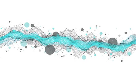 Trendy abstract wireframe background. Modern science or technology art elements. Surface illustration. Abstract sphere background with plexus effect. 3D surface. Vector illustration.
