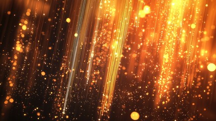 Leinwandbilder - A sleek and modern abstract digital background featuring glowing particles and lines. Perfect for technology, innovation, and data visualization themes in various media.
