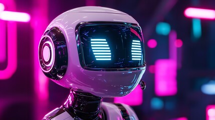 Robot Intelligent Digital Chatbot Assistant