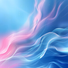 Wall Mural - a mesmerizing blue and pink blur abstract background, fluid gradients, generative ai