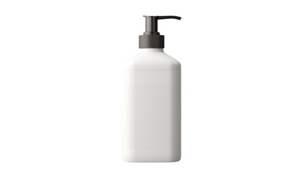 White Pump Bottle Mockup for Soap Lotion or Shampoo Product Presentation