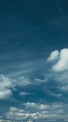 Wall Mural - Formation Of Cumulus Rain Clouds Time Lapse. Natural Background Sky. Cloudy Sky With Fluffy Clouds. Amazing Cloudy Dramatic Sky With Fluffy Clouds. Concept Of Freedom. Fly Concept