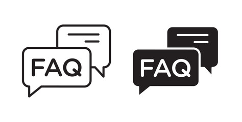Poster - FAQs icons pack for ui designs