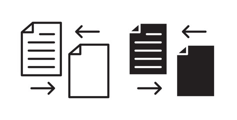 Poster - File transfer icons pack for ui designs