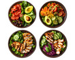 © CrystallineCreative - Delicious Grilled Chicken And Veggie Meal Prep Bowls Transparent Background, PNG