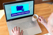 © thodonal - Data protection concept on a laptop