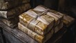 © nabila - Rustic Stacked Packages with Natural Twine