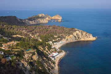 Canvas Print - View to Portixol beach