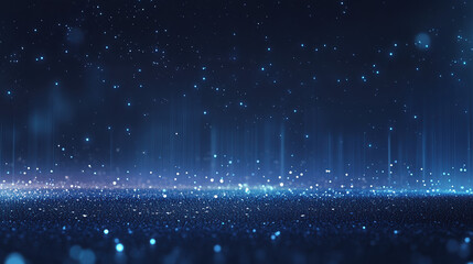 Wall Mural - dark blue background with glowing dots and connecting lines forming an abstract night sky pattern, c