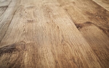 Closeup of a wooden floor with a beautiful striped pattern