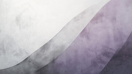 Poster - Elegant gray pencil strokes create soft flowing shapes on textured background for artistic display