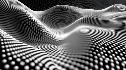 Wall Mural - particles moving in synchronized patterns, creating a mesmerizing display of order in motion.