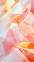 Poster - Overlapping translucent shapes create a vibrant and dynamic abstract design in soft colors